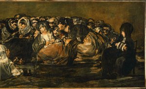 Čarodějnický sabat ... (malba na plátně) od Francisco Jose de Goya y Lucientes