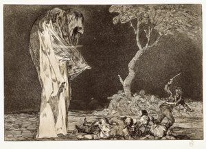 deska 2 v ""Disparates"" od Francisco de Goya
