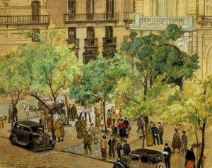 ZABRANÝ PALÁC – 1937 – KRESBA / KARTON – 240X305 CM–