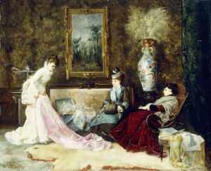 Jemná krajka, 1877 od Francisco Masriera y Manovens