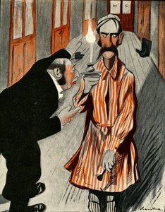 Nevrlý Angličan, kterému pomáhá člen personálu ve francouzském hotelu, 1903