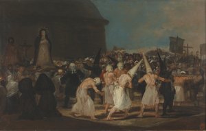 Průvod flagelantů od Francisco de Goya