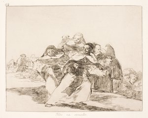 Všechno jde špatně (42) od Francisco de Goya