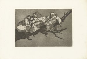 směšná pošetilost Nesourodý výsměch Los Disparates (The follies) (název série) Los Proverbios (The Proverbs) (název série) od Francisco de Goya