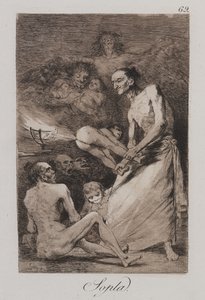 rána (Sopla) od Francisco de Goya