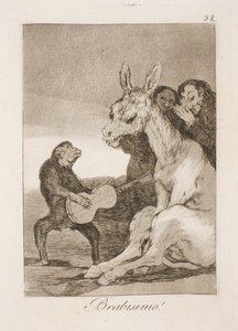 Bravissimo (Karel IV a Godoy) od Francisco de Goya