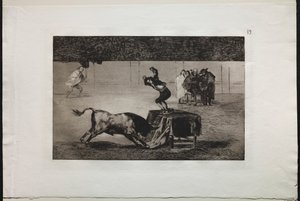 Býčí zápasy: Další jeho šílenství ve stejném prstenu od Francisco de Goya