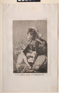 Caprices: Že by žák vědět víc? od Francisco de Goya