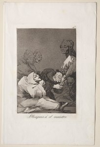 Caprichos: Dárek pro mistra od Francisco de Goya