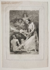 Caprichos: Foukat od Francisco de Goya