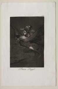 Caprichos: Šťastnou cestu! od Francisco de Goya