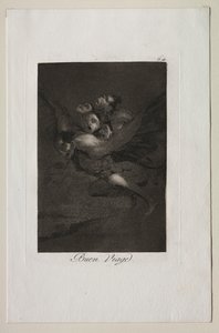 Caprichos: Bon Voyage!. od Francisco de Goya