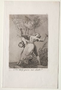 Caprichos: Nemůže nás někdo rozvázat? od Francisco de Goya