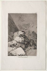 Caprichos: Oprava od Francisco de Goya