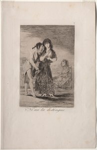 Caprichos: I tak ji nemůže udělat od Francisco de Goya