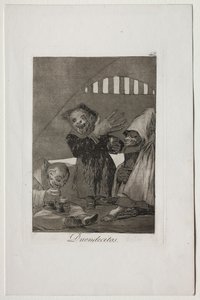 Caprichos: Hobgolins od Francisco de Goya