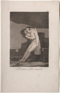 Caprichos: Láska a smrt od Francisco de Goya