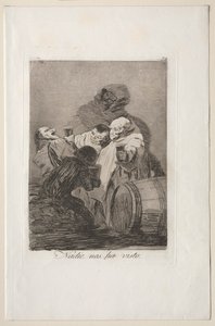 Caprichos: Nikdo nás neviděl. od Francisco de Goya