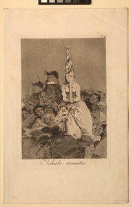 Caprichos: S tím se nedalo nic dělat. od Francisco de Goya