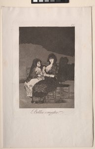 Caprichos: Hezká nauka. od Francisco de Goya