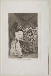 Caprichos: Spolkněte to, Pse! od Francisco de Goya