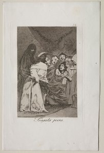 Caprichos: Spolkněte to, Pse!. od Francisco de Goya