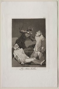 Caprichos: Činčily od Francisco de Goya