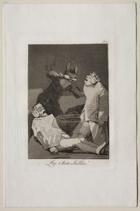 Caprichos: Činčily. od Francisco de Goya