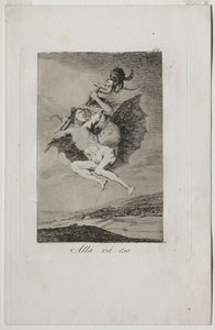 Caprichos: Už to jde. od Francisco de Goya