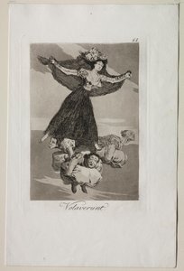 Caprichos: Uletěli od Francisco de Goya