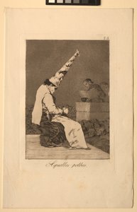 Caprichos: Ty skvrny prachu. od Francisco de Goya