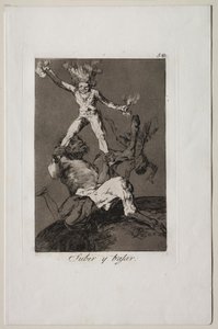 Caprichos: Vstát a padat od Francisco de Goya