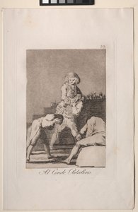 Caprichos: Hraběti Palatinovi nebo hraběti z patra od Francisco de Goya