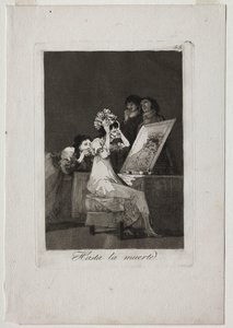 Caprichos: Až do smrti od Francisco de Goya