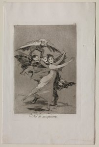 Caprichos: Neutečeš. od Francisco de Goya