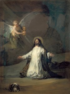 Kristus na hoře Olivetské. Kolem roku 1819 od Francisco de Goya