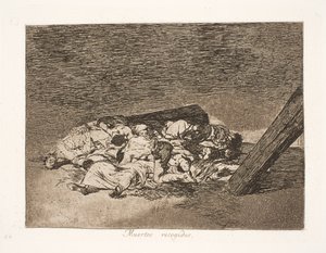 mrtvý (63) od Francisco de Goya