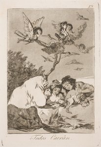 Všichni spadnou od Francisco de Goya