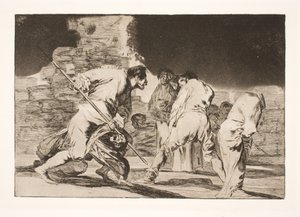 Pošetilý hněv (Je to neuvěřitelné - a byli jsme stvořeni Bohem) od Francisco de Goya