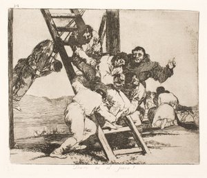 Těžká cesta (14) od Francisco de Goya