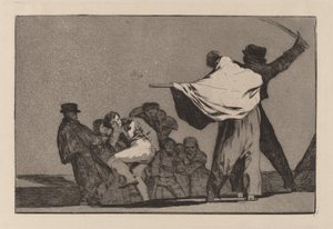 Nesourodé conocido (známá pošetilost) od Francisco de Goya