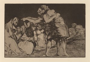 Nesourodé desordenado (nepořádná pošetilost) od Francisco de Goya