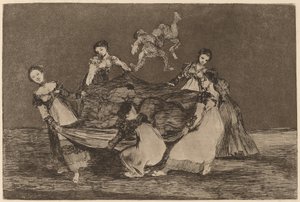 Nesourodá femenino (Feminine Folly) od Francisco de Goya
