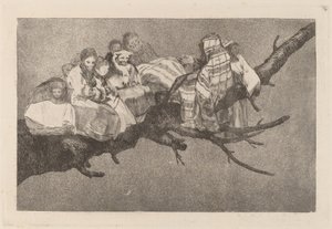 Nesourodý výsměch (Směšná hloupost) od Francisco de Goya