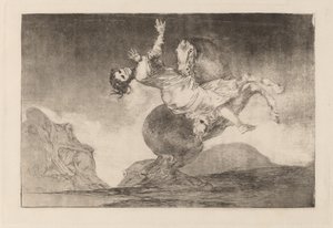 The Raptor Horse (The Horse-Abductor) od Francisco de Goya