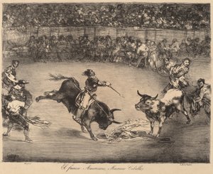 Slavný Američan, Mariano Ceballos (The Famous American, Mariano Ceballos) od Francisco de Goya