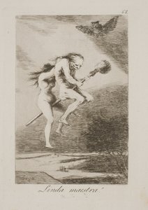 Pohledný mistr učitel od Francisco de Goya
