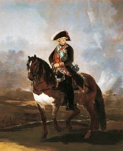 Jezdecký portrét krále Karla IV od Francisco de Goya