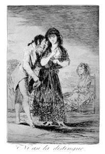 I tak ji nemůže rozeznat, 1799 od Francisco de Goya