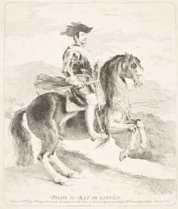 Filip IV., španělský král, na koni od Francisco de Goya